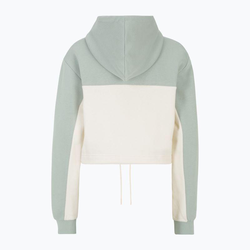 FILA women's sweatshirt Laagna Blocked Hoody jade/antique white 2