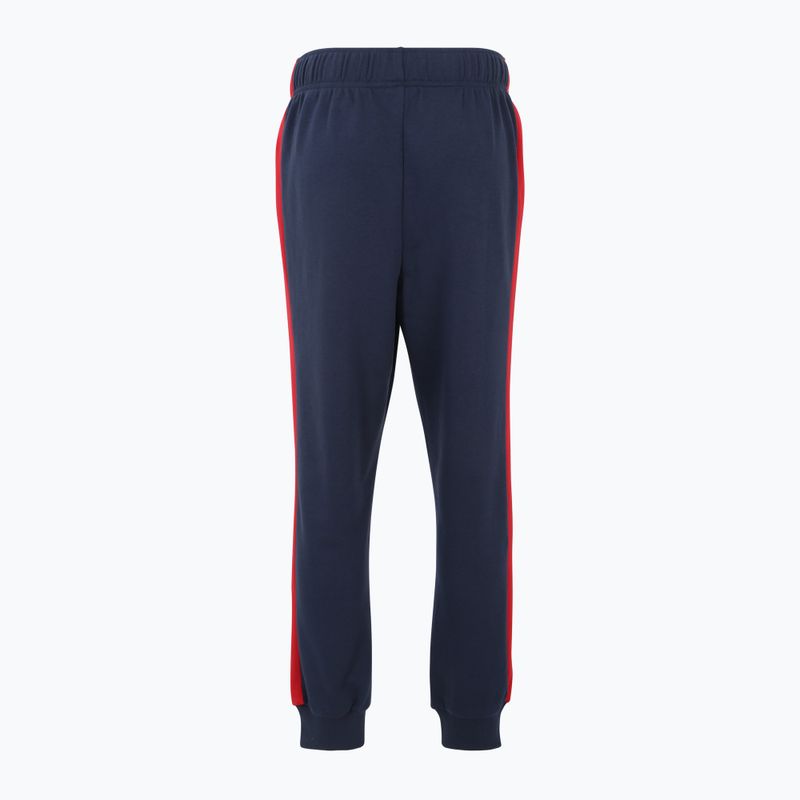 FILA men's Latimer Track black iris/true red trousers 2