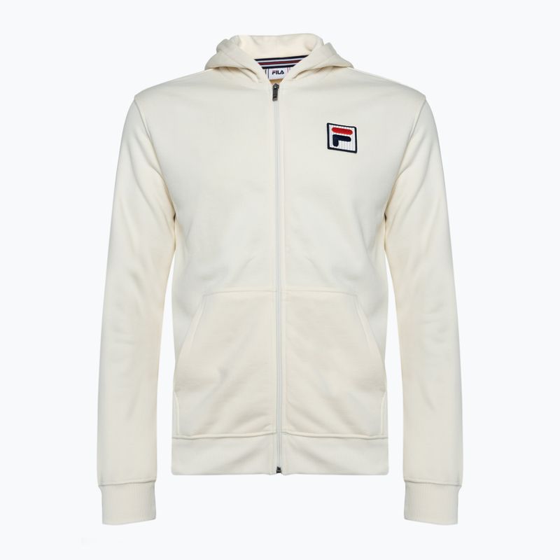 FILA Bergede Loose Fit Zip Hoody antique white