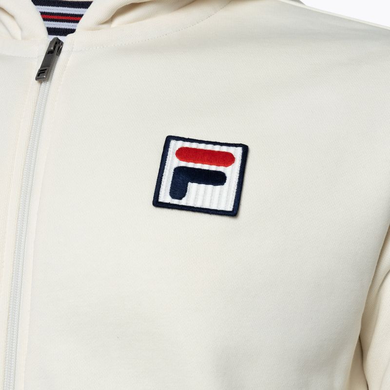 FILA Bergede Loose Fit Zip Hoody antique white 3