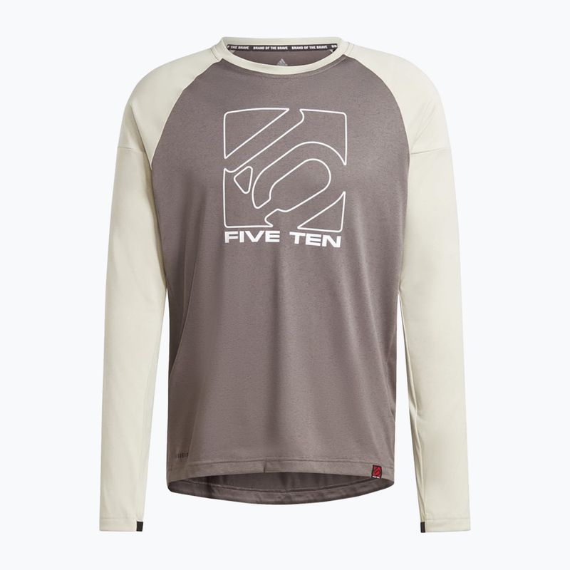 Men's cycling longsleeve adidas FIVE TEN Long Sleeve Jersey charcoal/putty grey 7