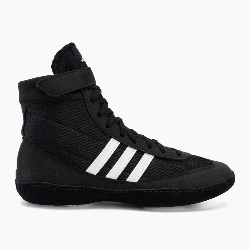 Men's wrestling shoes adidas Combat Speed 4 core black/footwear white 2