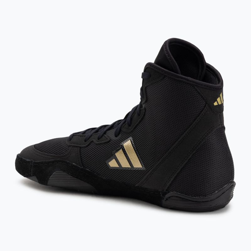 Wrestling shoes adidas Adizero core black/gold metallic 3