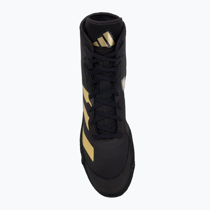 Wrestling shoes adidas Adizero core black/gold metallic 5