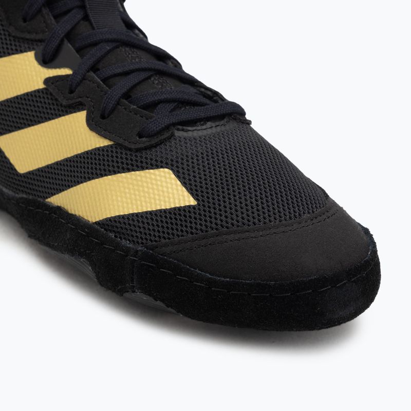 Wrestling shoes adidas Adizero core black/gold metallic 7