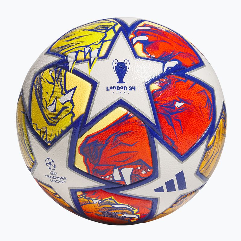 adidas UCL Competition 23/24 white/glow blue/flash orange football size 4