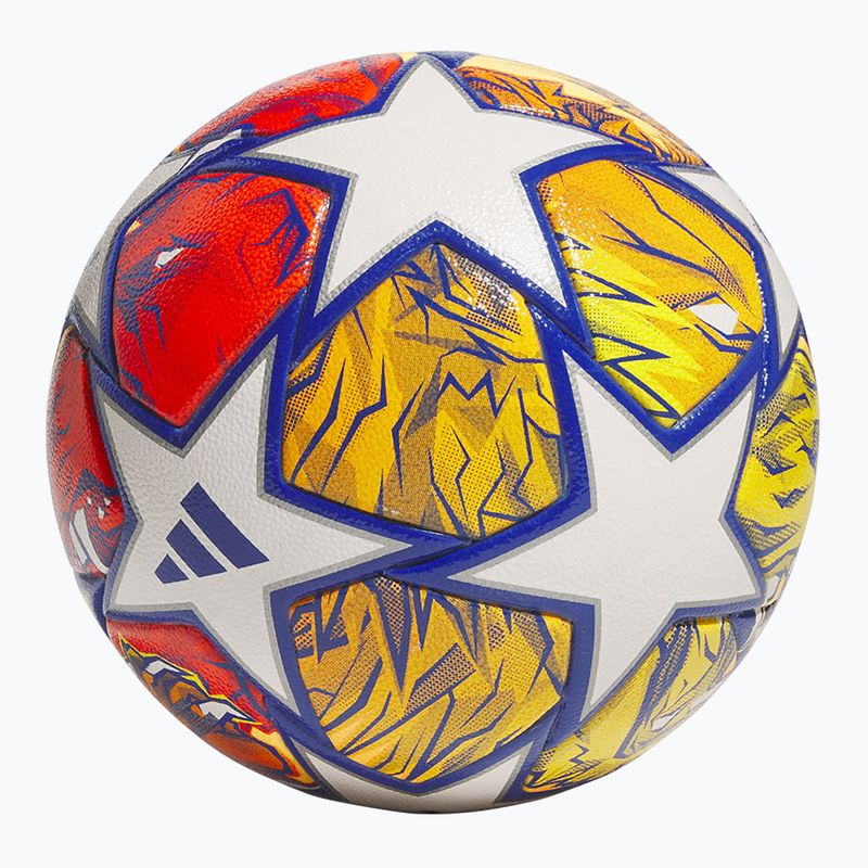 adidas UCL Competition 23/24 white/glow blue/flash orange football size 4 2