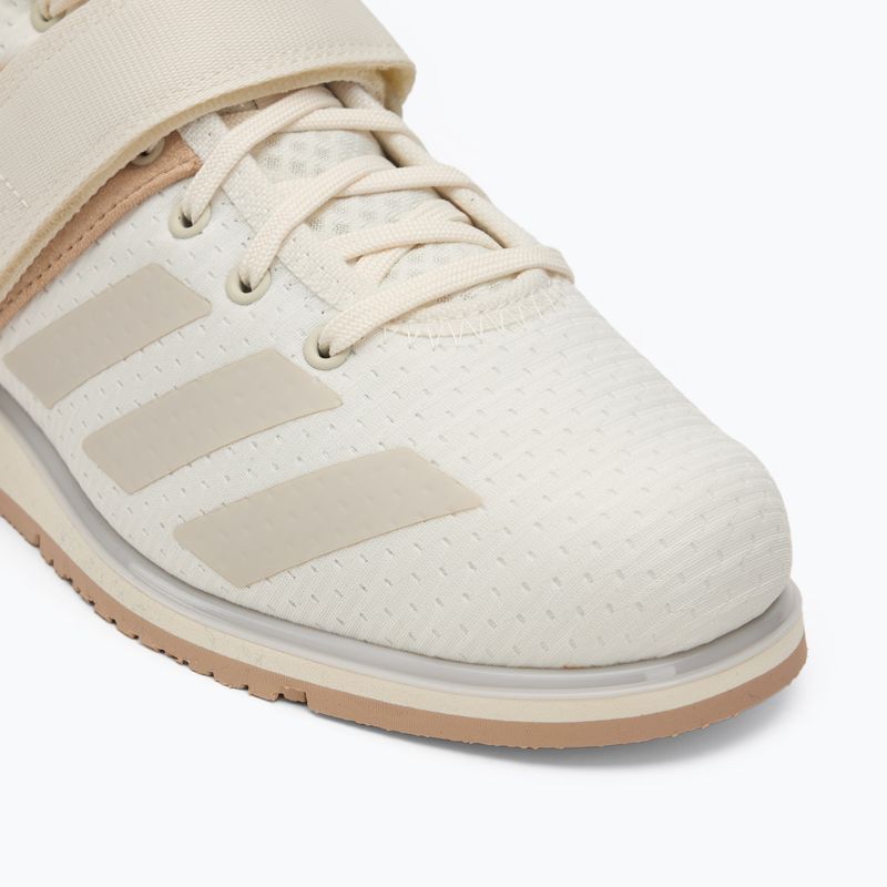 adidas Powerlift 5 off white weightlifting shoes 7