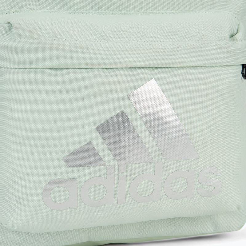 adidas Classic Badge Of Sport backpack 27.5 l linen green/ silver metallic 4