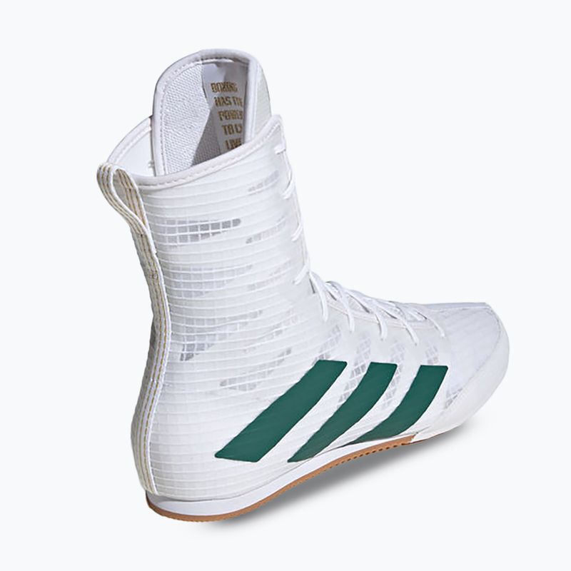 adidas Box Hog 4 cloud white/collegiate green/core black boxing shoes 2