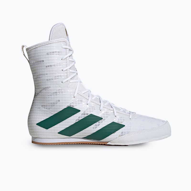 adidas Box Hog 4 cloud white/collegiate green/core black boxing shoes 3