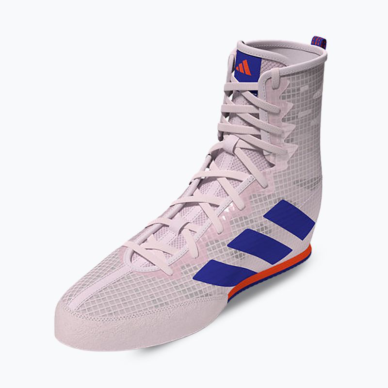 Boxing shoes adidas Box Hog 4 almost pink/lucid blue/impact orange 2