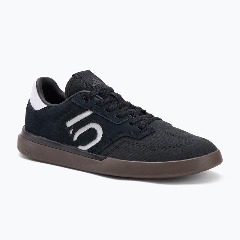 Men's adidas FIVE TEN Sleuth core black/core black/cloud white platform cycling shoes