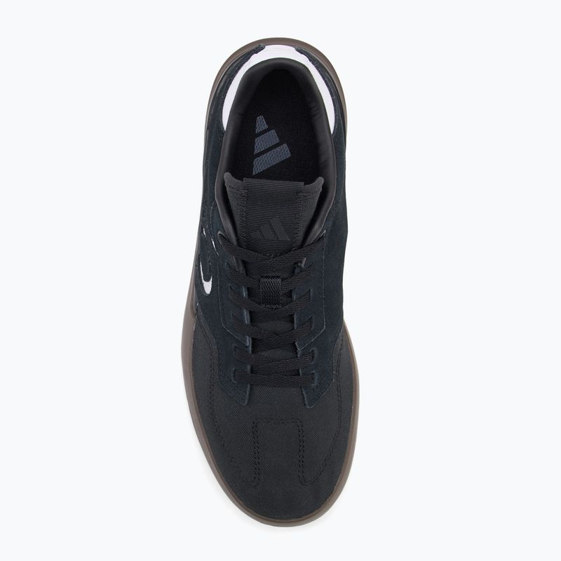 Men's adidas FIVE TEN Sleuth core black/core black/cloud white platform cycling shoes 5