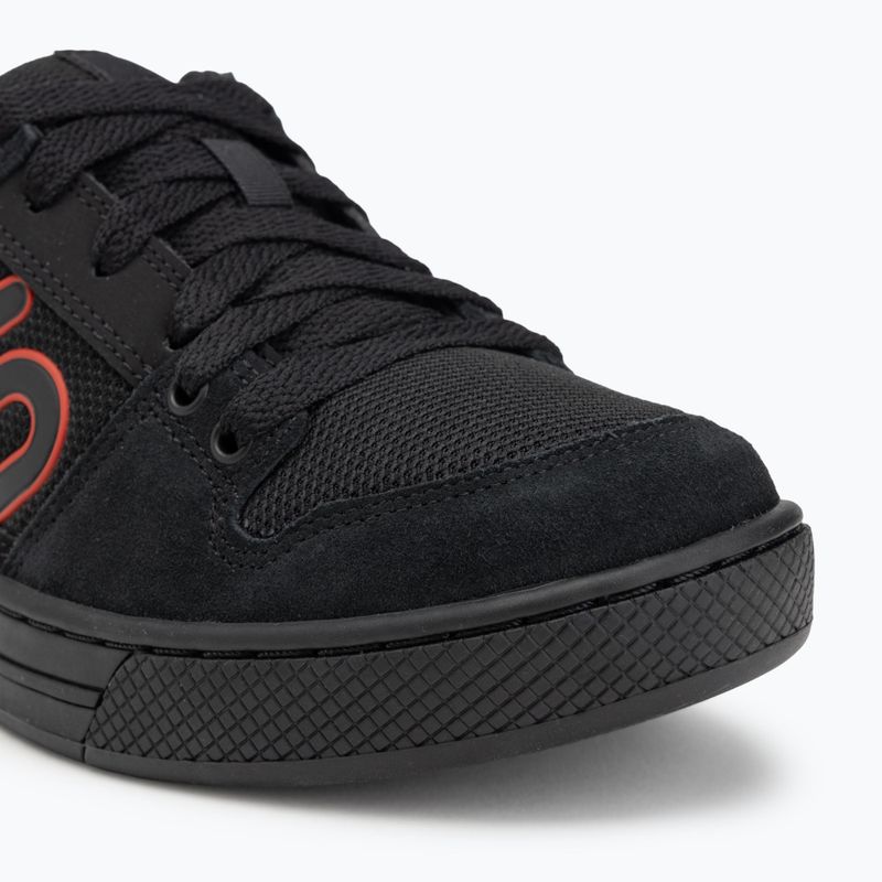 Men's platform cycling shoes adidas FIVE TEN Freerider core black/red/grey five 7