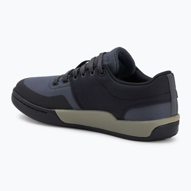 Men's platform cycling shoes adidas FIVE TEN Freerider Pro Canvas grey six/silver pebble/black 3