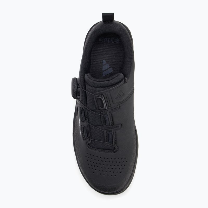 Women's platform cycling shoes adidas FIVE TEN Freerider Pro Boa W core black/linen green/white 5
