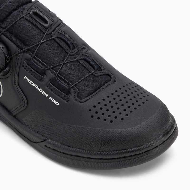 Women's platform cycling shoes adidas FIVE TEN Freerider Pro Boa W core black/linen green/white 7