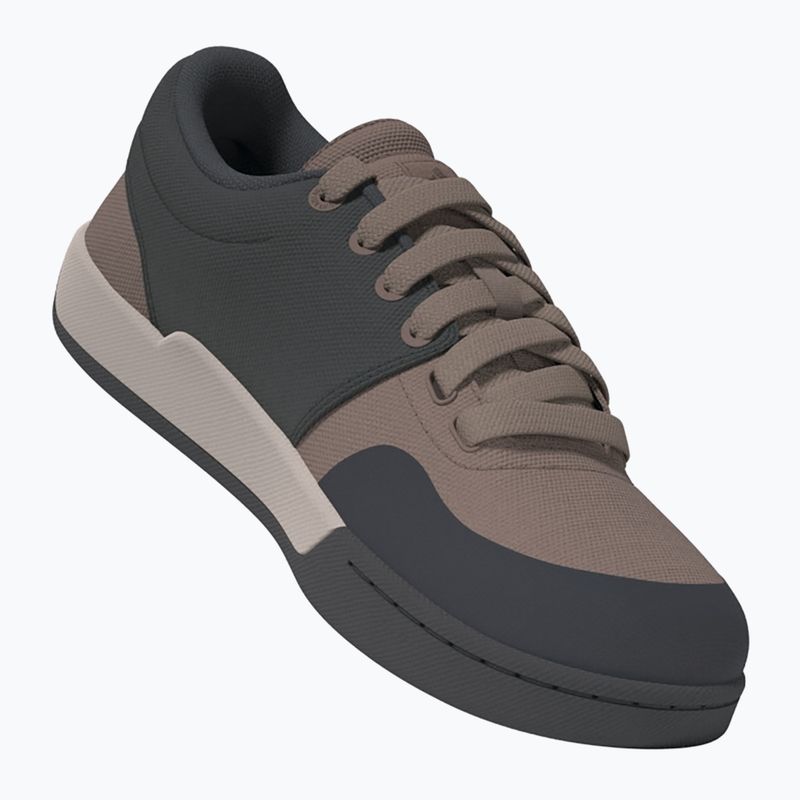 Women's cycling platform shoes adidas FIVE TEN Freerider Pro Canvas W warm clay/wonder taupe/grey 4
