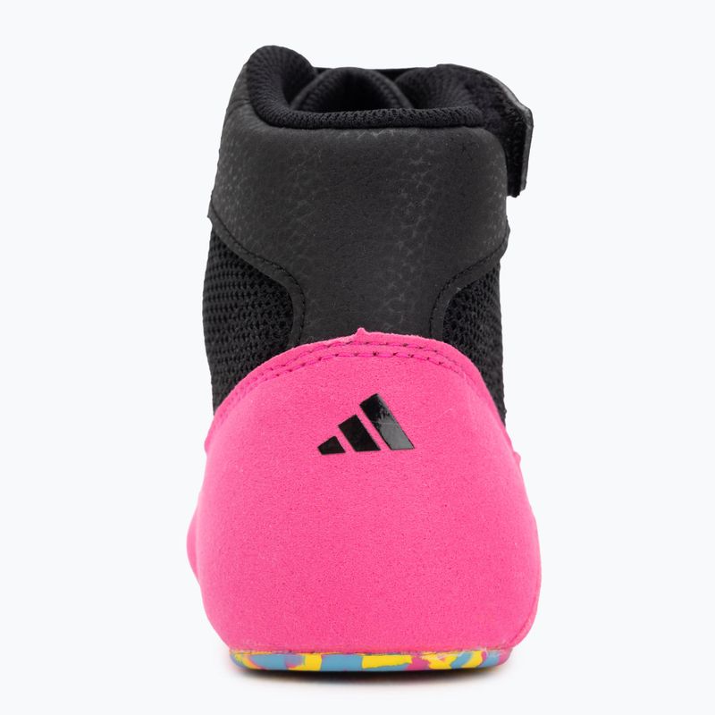 Boxing shoes adidas Havoc core black/signal cyan/yellow 6