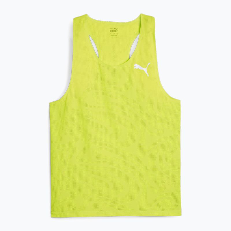 Men's running tank top PUMA Run Ultraspun Singlet green