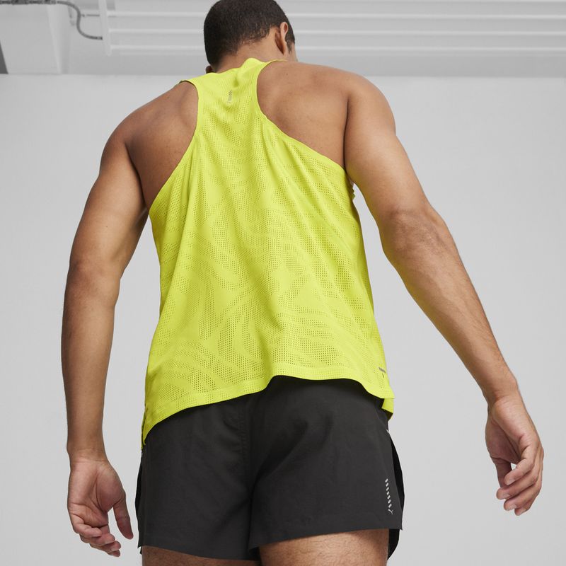 Men's running tank top PUMA Run Ultraspun Singlet green 4