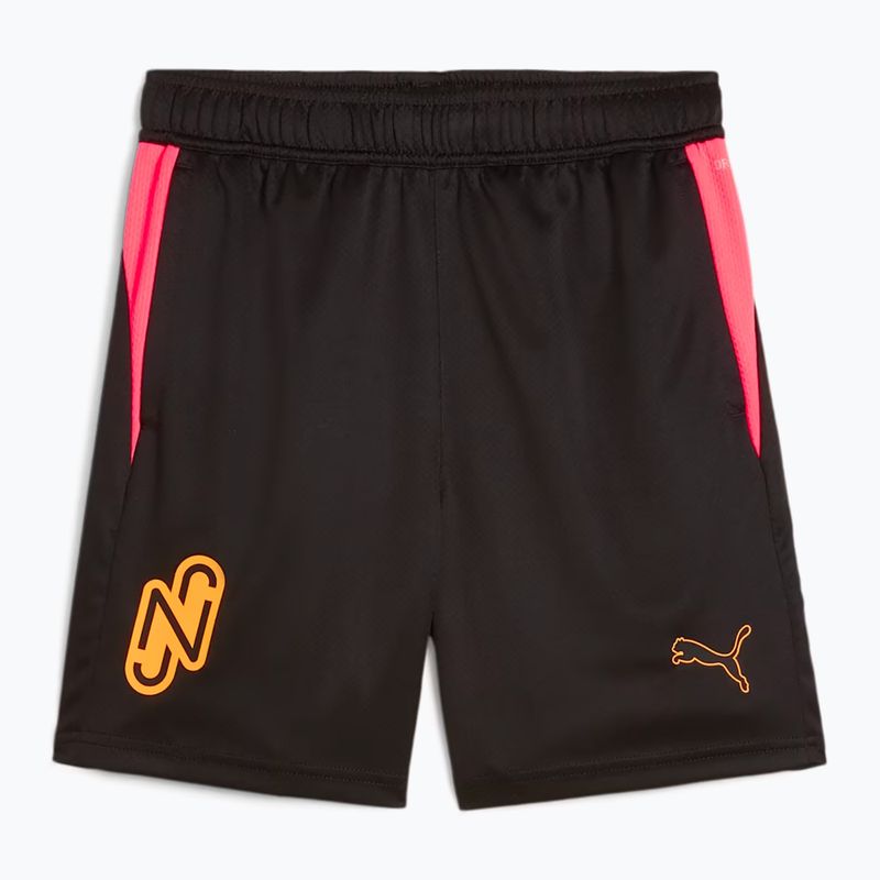 PUMA Neymar Jr children's football shorts puma black/sunset glow