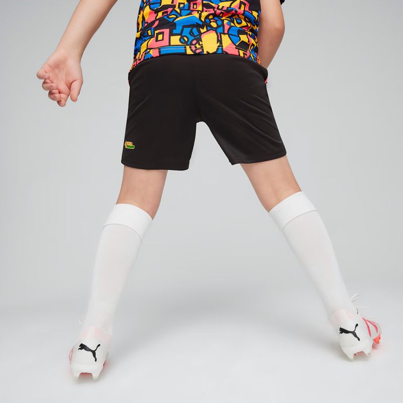 PUMA Neymar Jr children's football shorts puma black/sunset glow 4