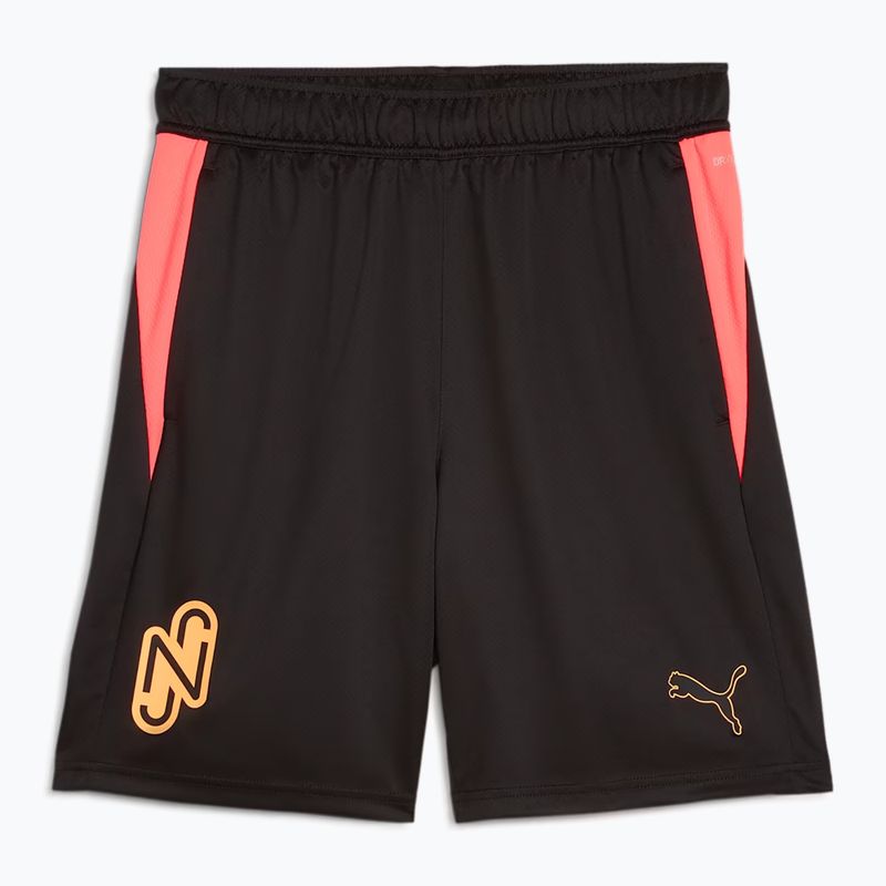 PUMA Neymar Jr men's football shorts puma black/sunset glow