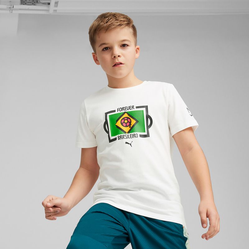 Children's football shirt PUMA Neymar Jr Tee puma white 3