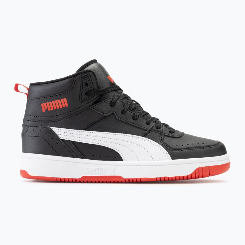 PUMA Rebound Joy shoes puma black/puma white/for all time red 2