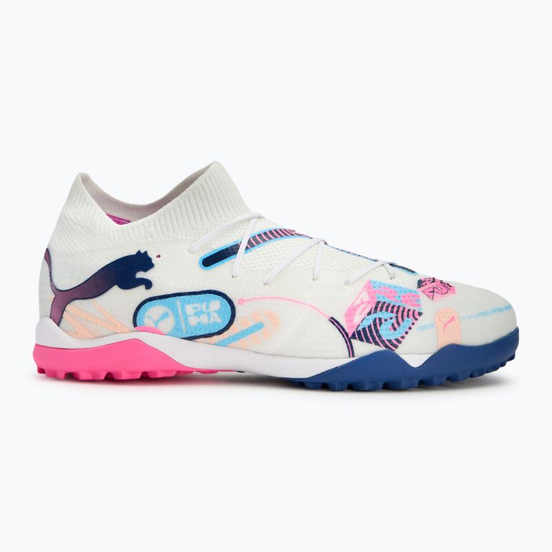 PUMA Future 7 Match Vol. Up TT football boots white/lumi blue/poison pink/fizzy melon/bluemazing 2