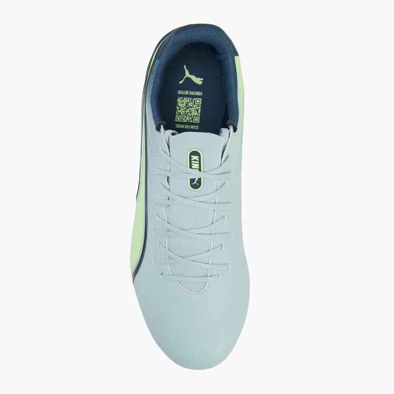 PUMA King Match MxSG men's football boots frosted dew/fizzy apple 5