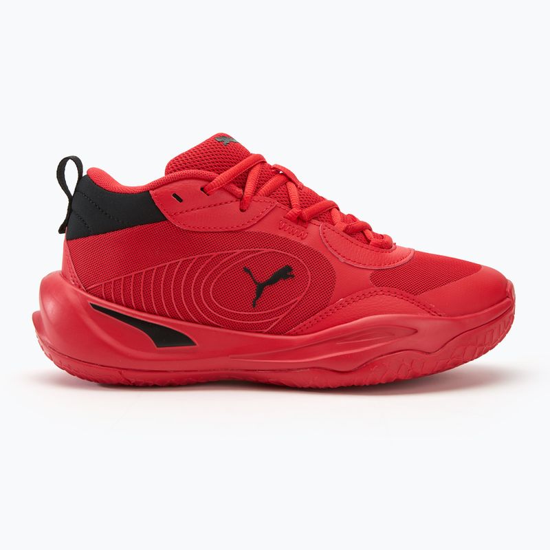 PUMA Playmaker Pro JR children's basketball shoes for all time red/puma black 2