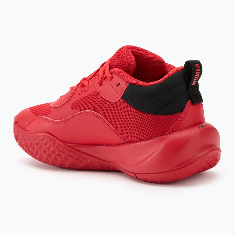 PUMA Playmaker Pro JR children's basketball shoes for all time red/puma black 3