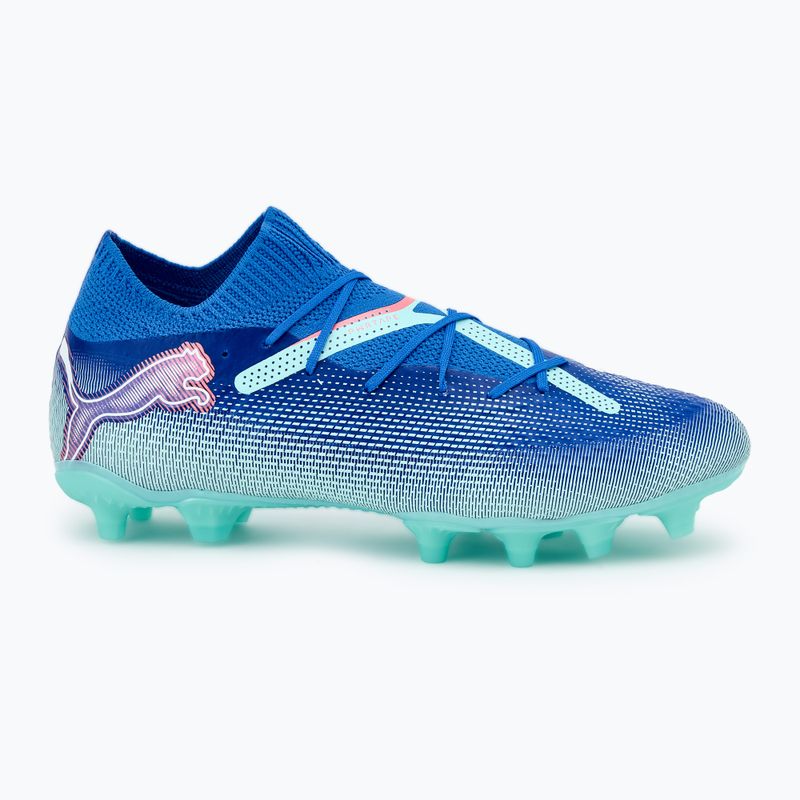 PUMA Future 7 Pro FG/AG men's football boots bluemazing/puma white/electric peppermint 2