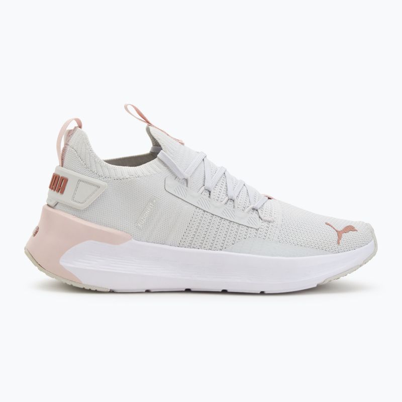Women's running shoes PUMA Softride Symmetry Fuzion Feather gray/mauve mist/rose gold 2