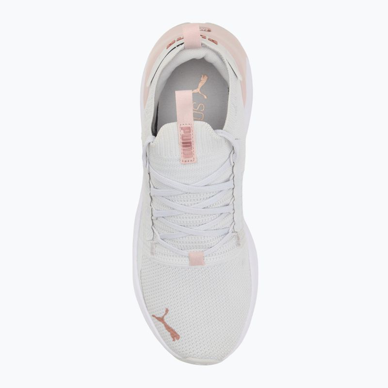 Women's running shoes PUMA Softride Symmetry Fuzion Feather gray/mauve mist/rose gold 5