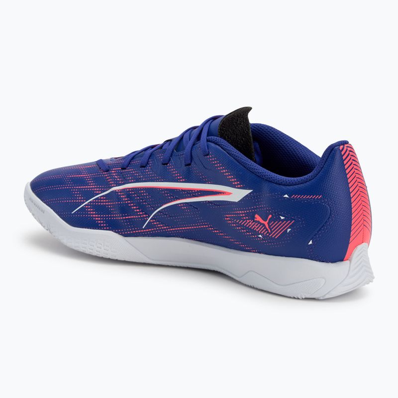 PUMA Ultra 5 Play IT lapis lazuli/puma white/sunset glow football boots 3