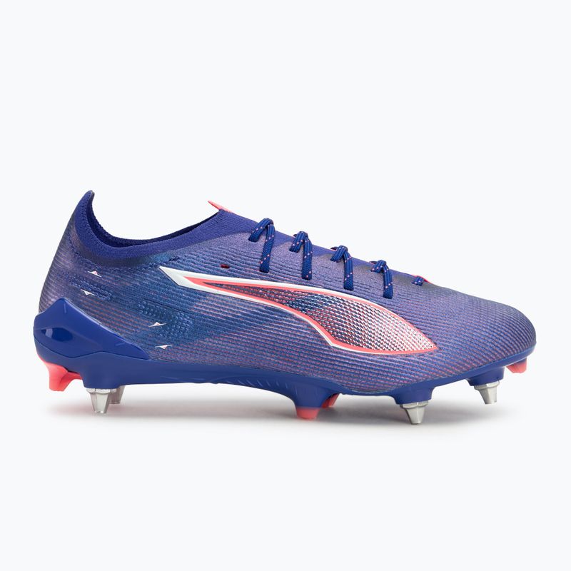 PUMA Ultra 5 Ultimate MxSG lapis lazuli/puma white/sunset glow football boots 2