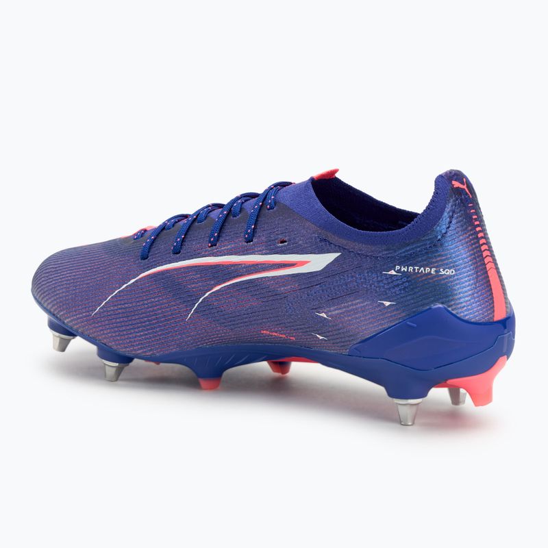 PUMA Ultra 5 Ultimate MxSG lapis lazuli/puma white/sunset glow football boots 3