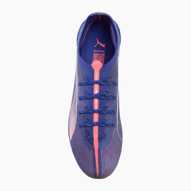 PUMA Ultra 5 Ultimate FG lapis lazuli/puma white/sunset gloe football boots 5
