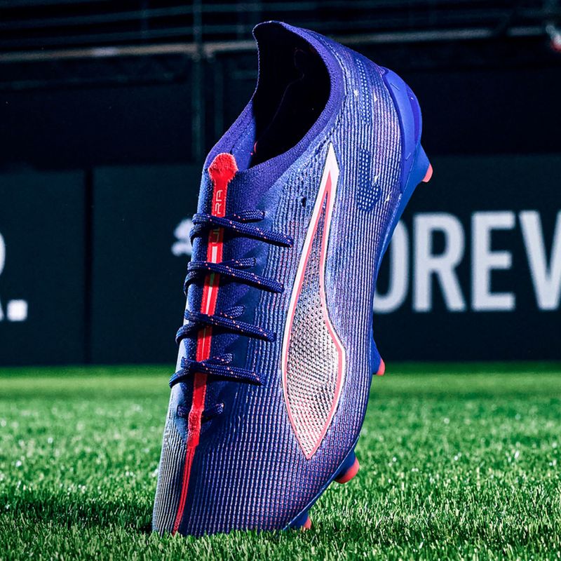 PUMA Ultra 5 Ultimate FG lapis lazuli/puma white/sunset gloe football boots 16