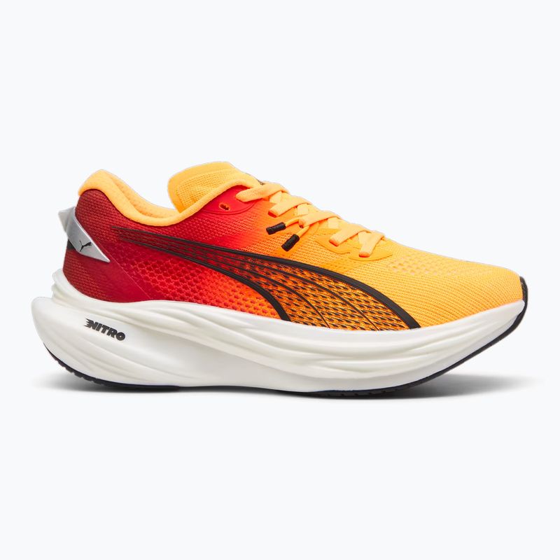 Women's running shoes PUMA Deviate Nitro 3 Fade sun stream/sunset glow/puma white 9