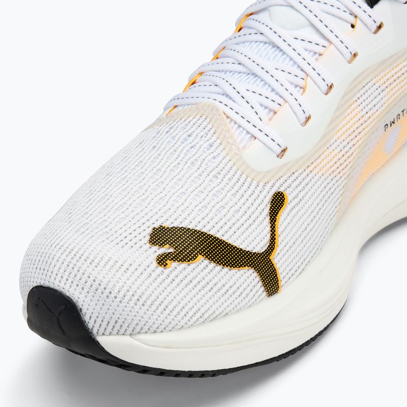 Men's running shoes PUMA Velocity Nitro 3 puma white/sun stream 7