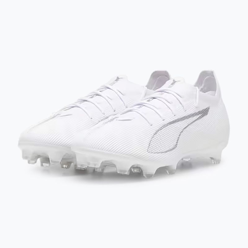 PUMA Ultra 5 Pro FG/AG football boots puma white/puma white 8