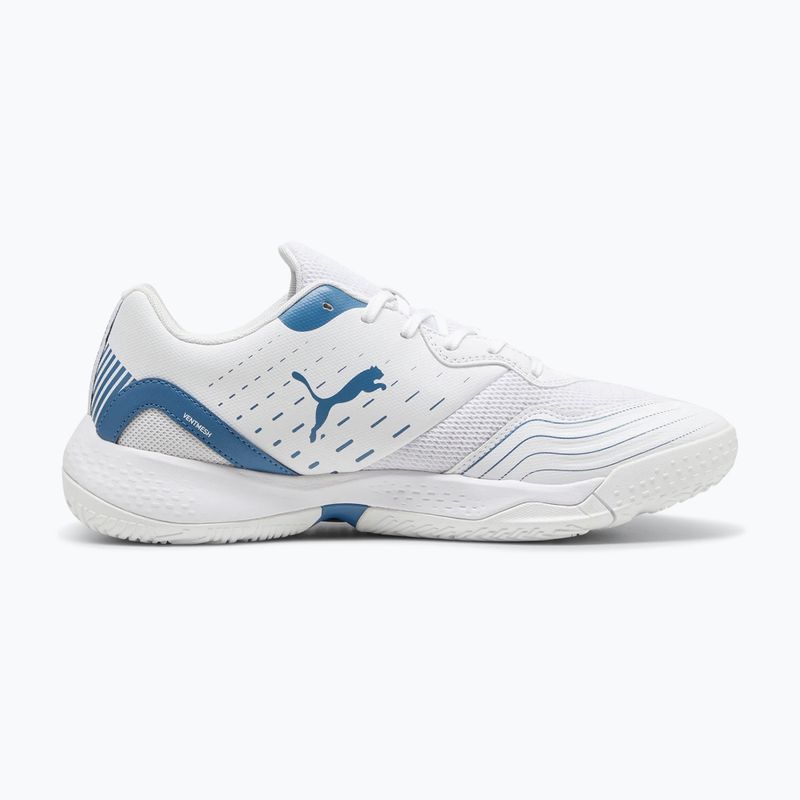 PUMA Solarflash III indoor sports shoe puma white/blue horizon
