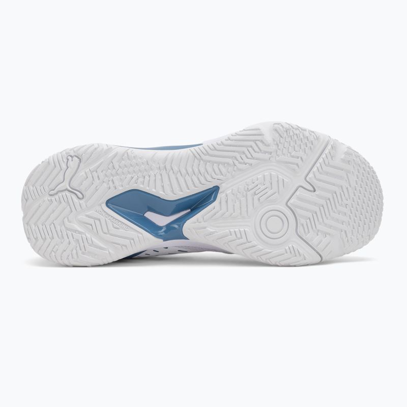 PUMA Solarflash III indoor sports shoe puma white/blue horizon 4