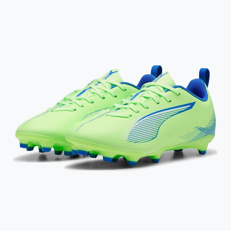 PUMA Ultra 5 Play FG/AG Jr fizzy apple/puma white children's football boots 10