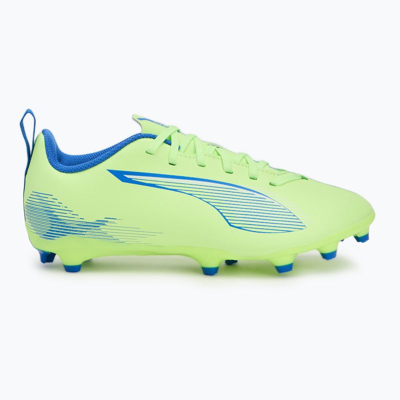 PUMA Ultra 5 Play FG/AG Jr fizzy apple/puma white children's football boots 2